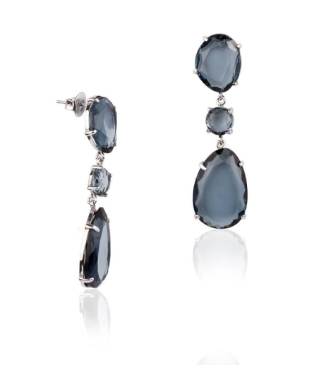 Pendientes Terna "Lively" Azul