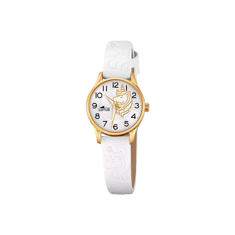 Reloj Lotus Junior Unicornio dorado 18574/F