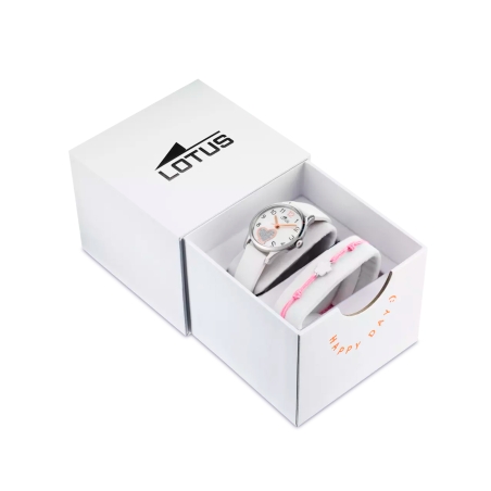 Reloj Lotus Junior Corazón blanco 18406/E