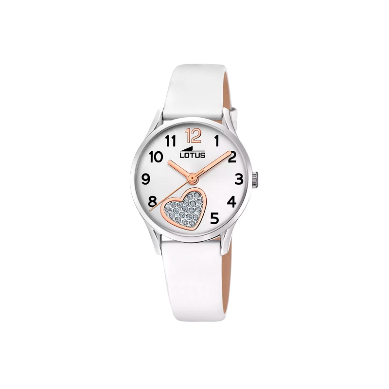 Reloj Lotus Junior Corazón blanco 18406/E