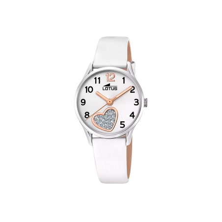 Reloj Lotus Junior Corazón blanco 18406/E