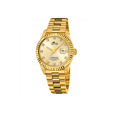 Reloj Lotus Freedom dorado 18857/C