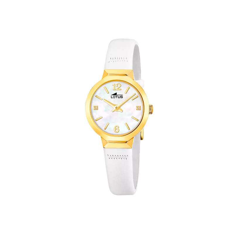 Reloj Lotus Old Money blanco 19029/1