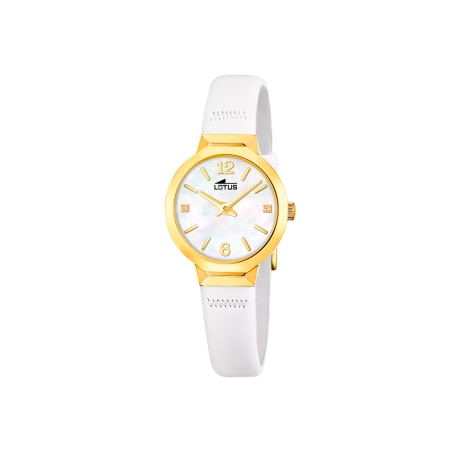 Reloj Lotus Old Money blanco 19029/1
