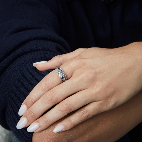 Anillo Viceroy circonitas azul 2342A-33