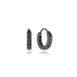 Pendientes Viceroy negros y circonitas 14339E01010