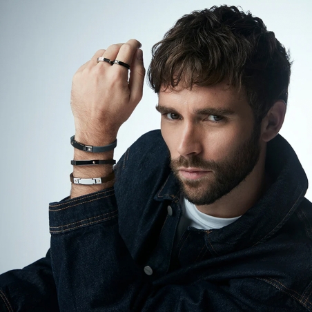 Anillo Viceroy acero con tornillo 6487A0