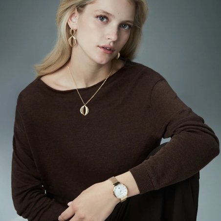 Pendientes Viceroy acero y circonitas 15191E01012