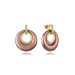 Pendientes Viceroy acero y circonitas 15198E01012