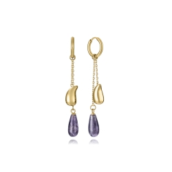 Pendientes Viceroy acero y amatista 15188E01012