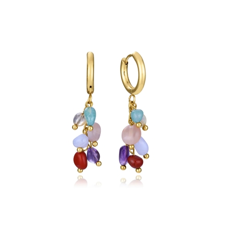 Pendientes Viceroy acero y gemas 14276E01019