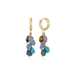 Pendientes Viceroy acero y gemas 14276E01016
