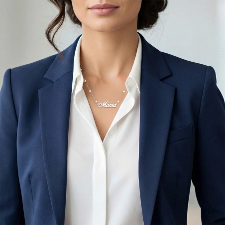 Collar Lotus Silver mamá LP3949-1/1