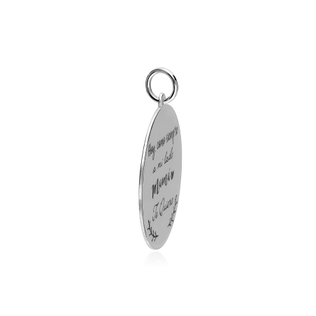 Placa ramo Plata ley con cinta "Hoy como siempre"