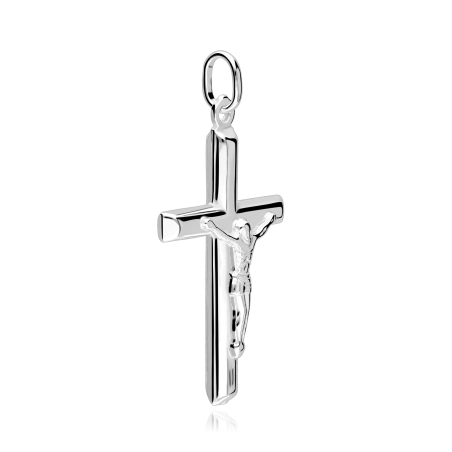 Colgante cruz Plata primera ley "Safed"