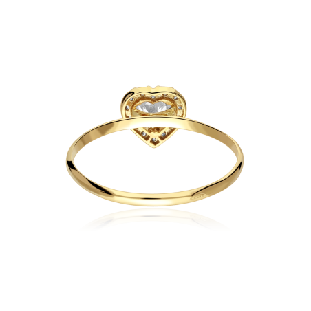 Anillo Oro 9k y circonitas "Julieta"