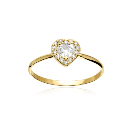 Anillo Oro 9k y circonitas "Julieta"