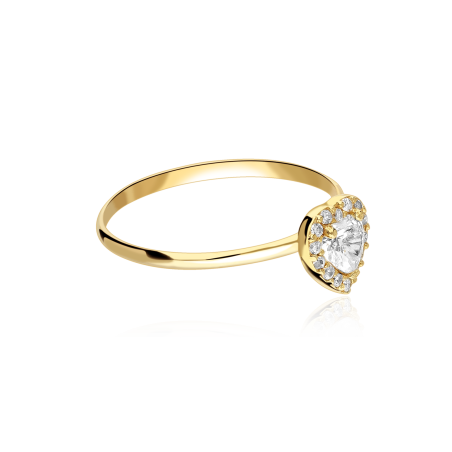 Anillo Oro 9k y circonitas "Julieta"