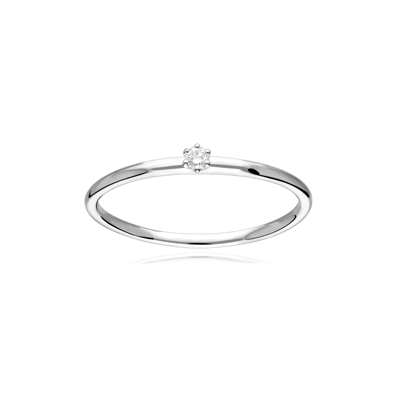 Anillo diamantes 0.035 cts "Barzio"