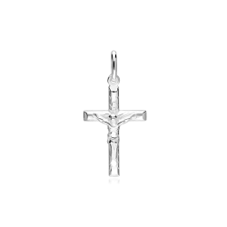 Colgante cruz Plata primera ley "Hadera"
