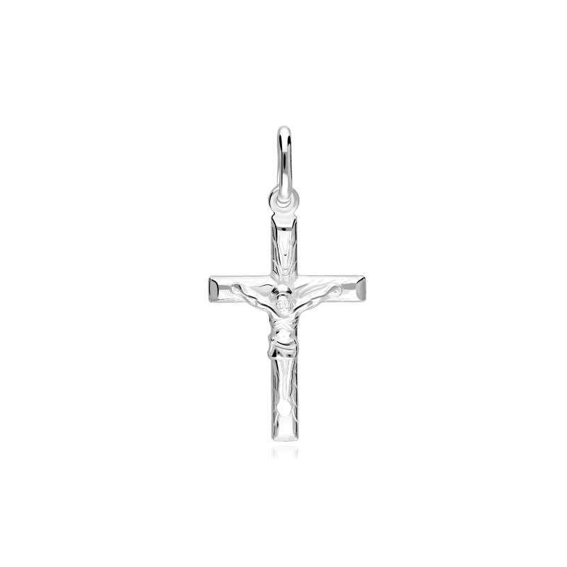 Colgante cruz Plata primera ley "Hadera"