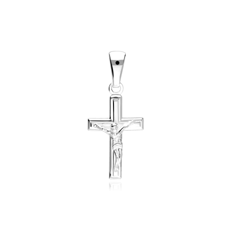 Colgante cruz Plata primera ley "Carmiel"