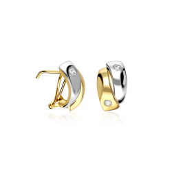 Pendientes Oro 9k y circonitas "Eugenia"