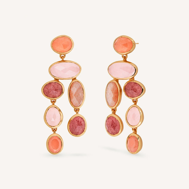 Pendientes Vidal & Vidal Peach X48424