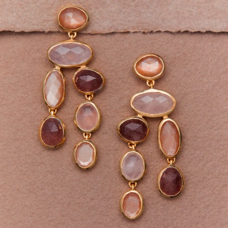 Pendientes Vidal & Vidal Peach X48424