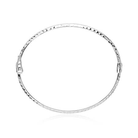 Pulsera rígida plata de primera ley 4mm "Cass"