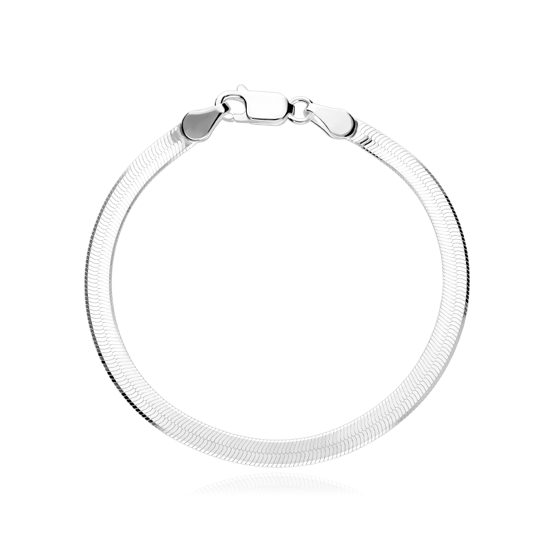 PULSERA "SNAKY" PLATA DE PRIMERA LEY 19 CM