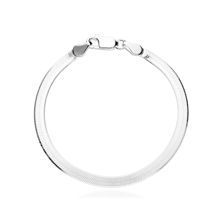 PULSERA "SNAKY" PLATA DE PRIMERA LEY 19 CM