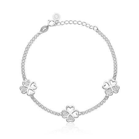 Pulsera Plata primera ley "Mi suerte"