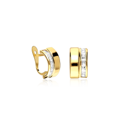 Pendientes Oro 9k y circonitas "Allegra"