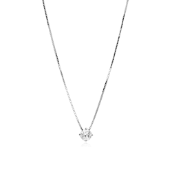 Gargantilla Plata primera ley y circonita 6mm "Daiser"