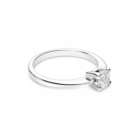 Anillo Plata de primera ley y diamante 0.50cts "Radiance"