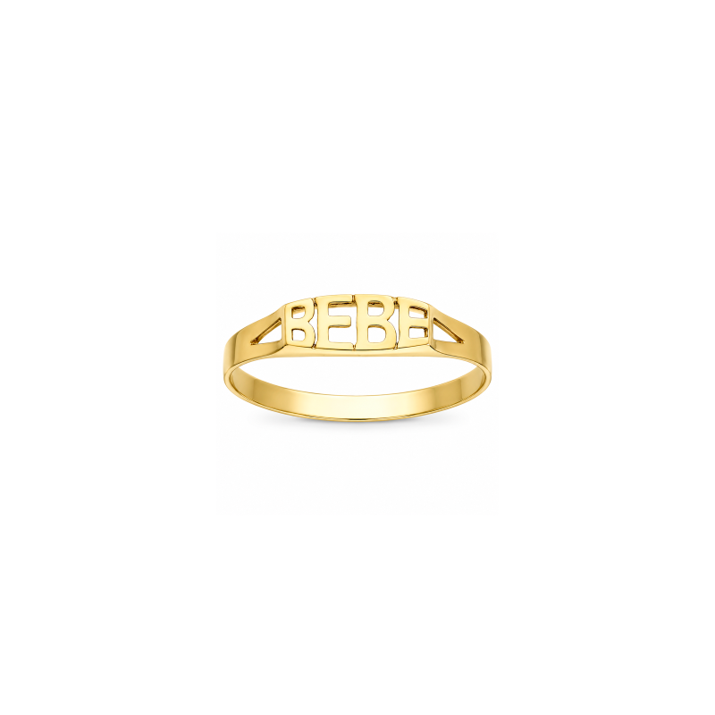Anillo Sello Oro 18k "Bebé"