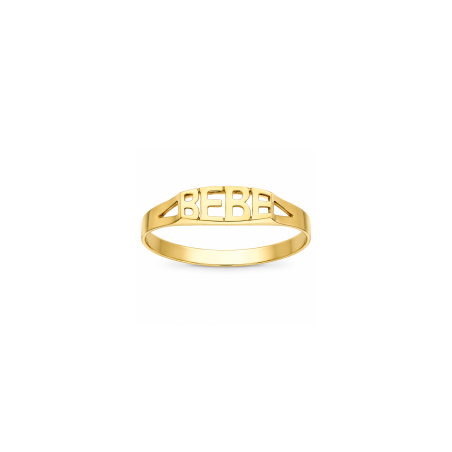 Anillo Sello Oro 18k "Bebé"