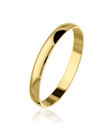 Alianza Oro 9k 2.5mm "Wedding Classic"