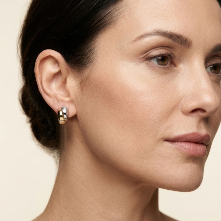 Pendientes Oro 9k y circonitas "Eugenia"