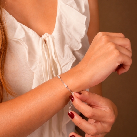 Pulsera Plata de primera ley "Infinity"