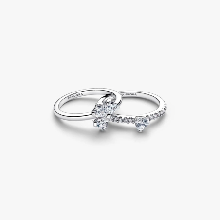 Anillo Pandora trébol brillante 194507C01