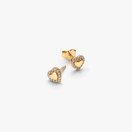 Pendientes Pandora corazón brillante 264363C01