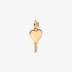 Colgante Pandora corazón y llave grabable 364353C01