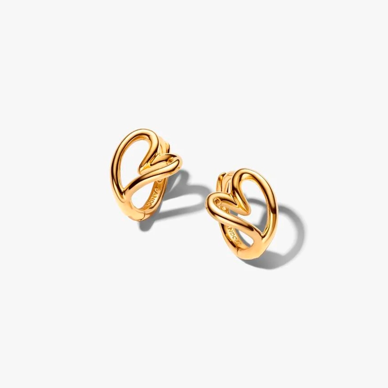 Pendientes Pandora corazón orgánico 264359C00