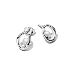 Pendientes Pandora Óvalos y Perla 293295C01