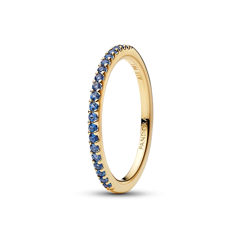 Anillo Pandora Shine Azul 162999C02