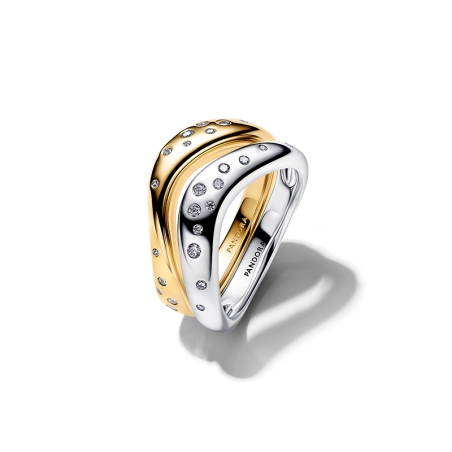 Anillo doble Pandora orgánico 164674C01