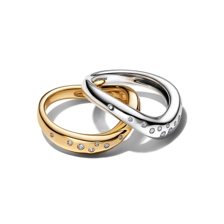 Anillo doble Pandora orgánico 164674C01