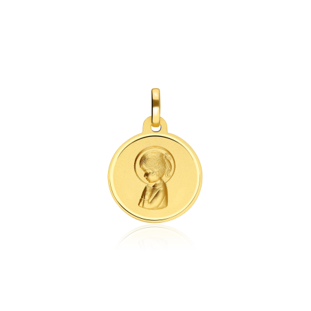 Medalla Oro 18k Virgen niña "Laire"
